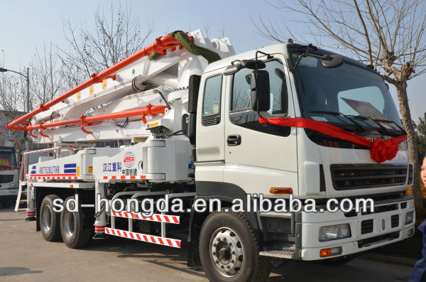 Constuction Machinery Hongda Truck-Mounted Concrete Pump HDT5350THB-42/4 CE CCC ISO9001 Made in China