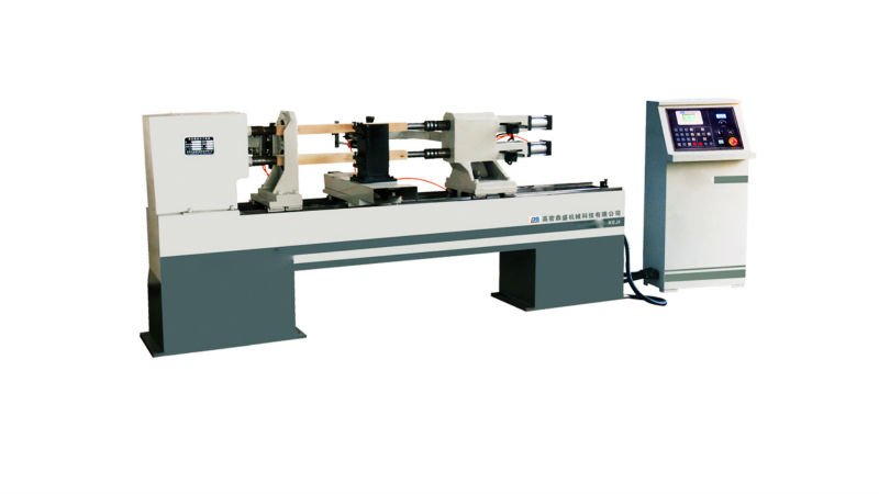 Copying wood turning lathe machine with CE