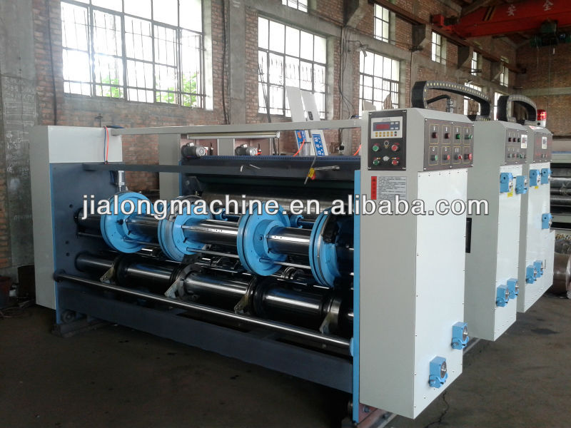 corrugated board printing and slotting machine