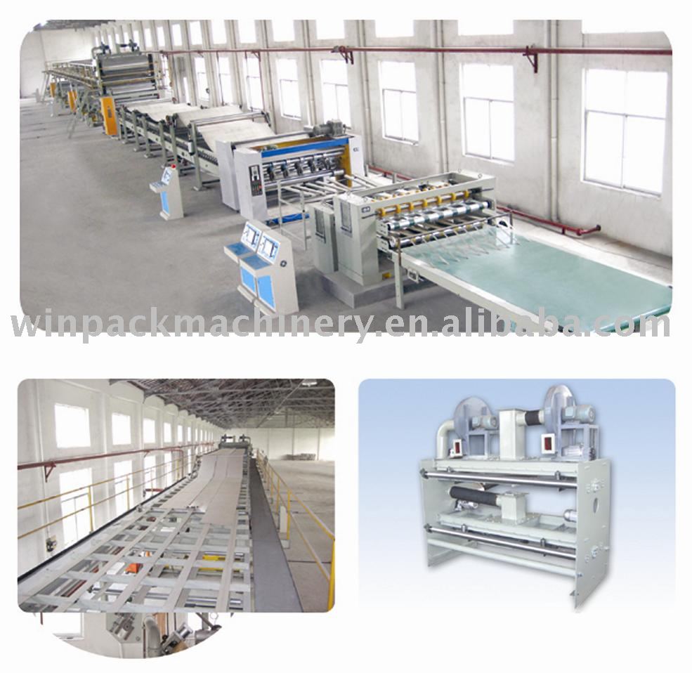 corrugated cardboard box production line