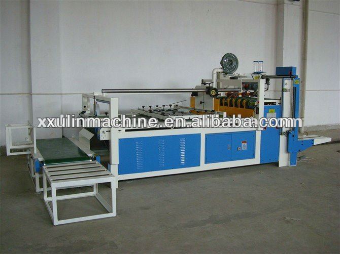 corrugated cardboard folding glueing machine