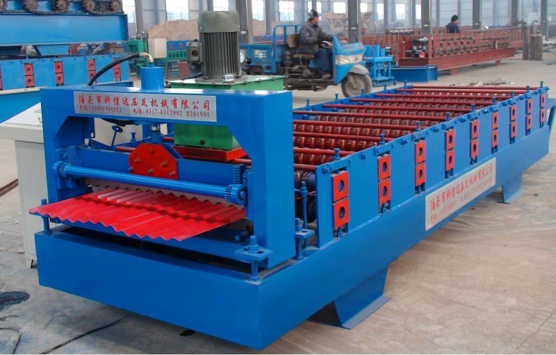 corrugated sheet roof tile roll forming machine touch screen making machine