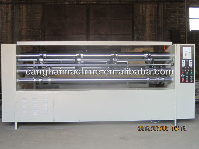 corrugated thin blade slitter scorer machine