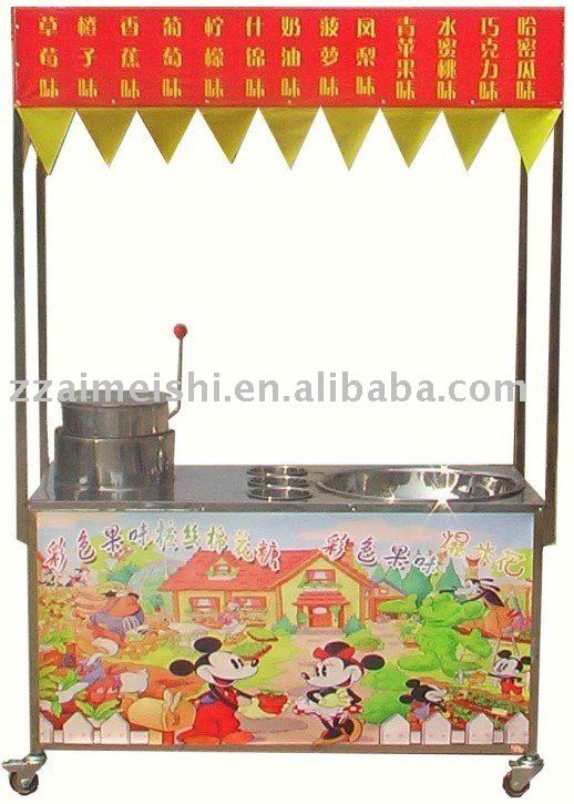 cotton candy popcorn combination machine