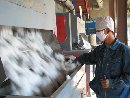 cotton ginning machine