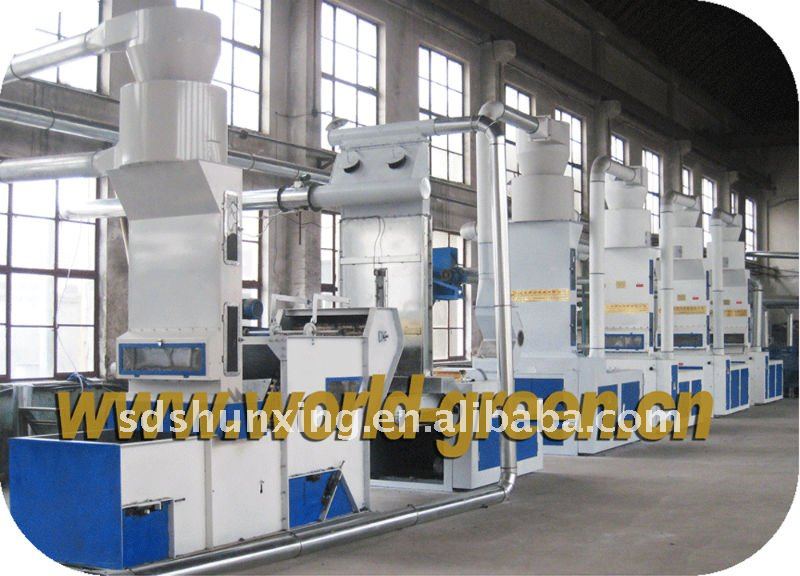 Cotton/textile/fabric yarn waste recycling textile machine