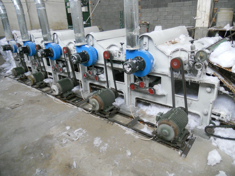 Cotton Waste Recycling Line textile machines