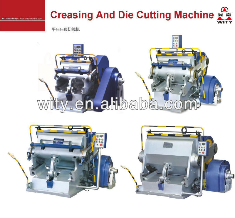 Creasing and die-cutting machine, die cutter