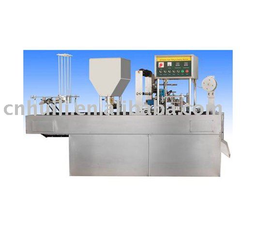 cups filling and sealing machine