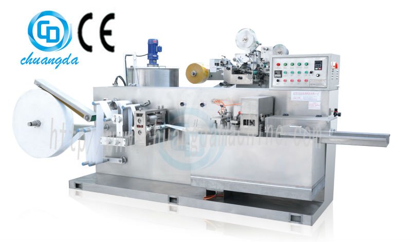 D:CD-200 Automatic wet tissue folding machine