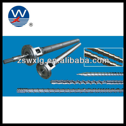 D150mm bimetallic extruder single screw barrel for extrusion line