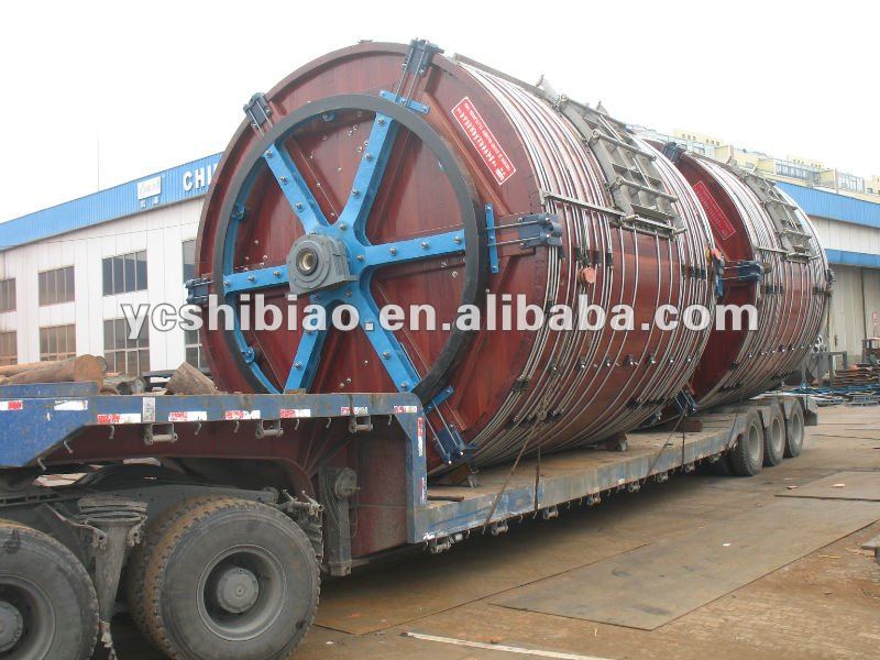 D3.3m by L3m overloading wooden tanning drum GJOB1-2 D3.3m by L3m overloading wooden tanning drum