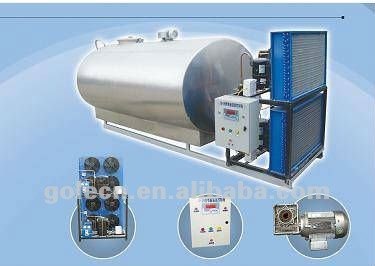 Dairy milk tank,horizontal cooling machinery