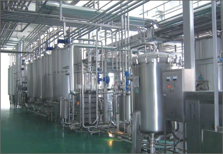 dairy processing equipment plant