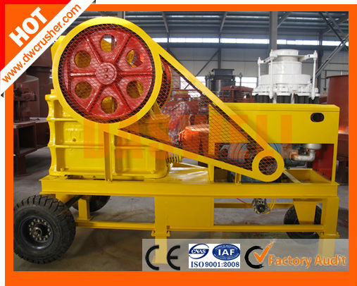 Daswell Small Diesel Engine Stone Crusher Mobile Stone Crusher