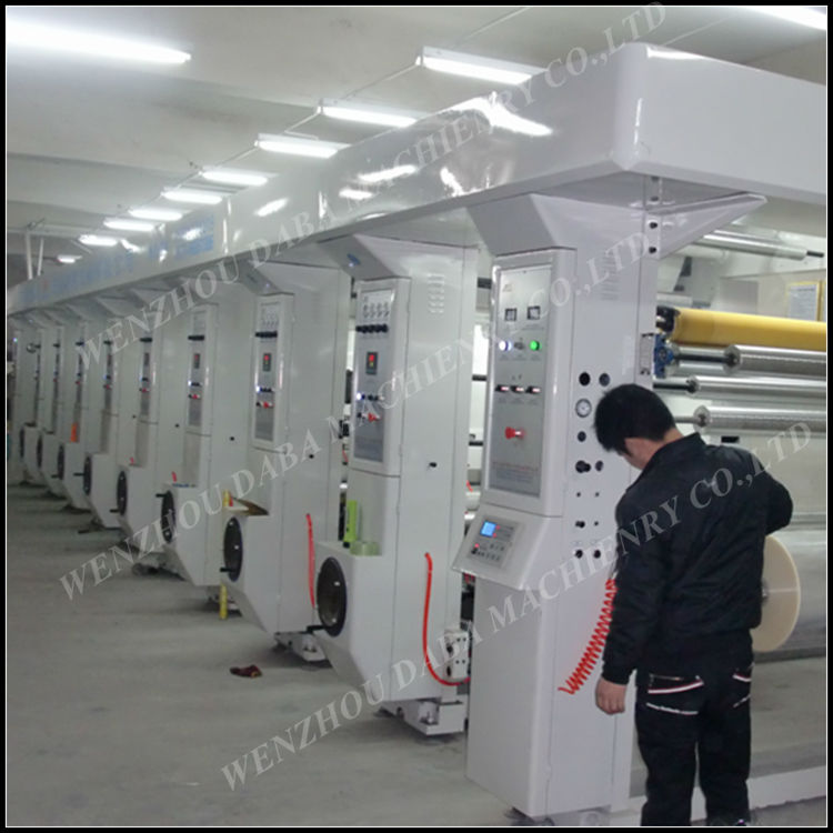 DBAY81000A High Speed Rotogravure Printing Machine