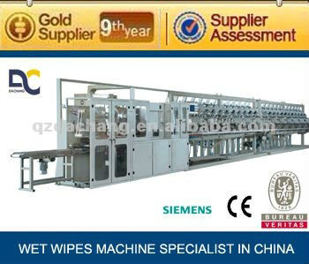 DCW-4800-24 Full automatic hi-speed baby wet wipes machine