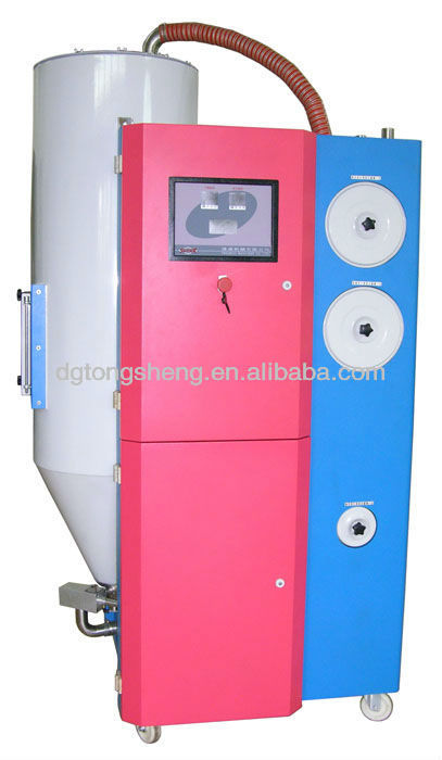 Dehumidifying-drying-loading machine