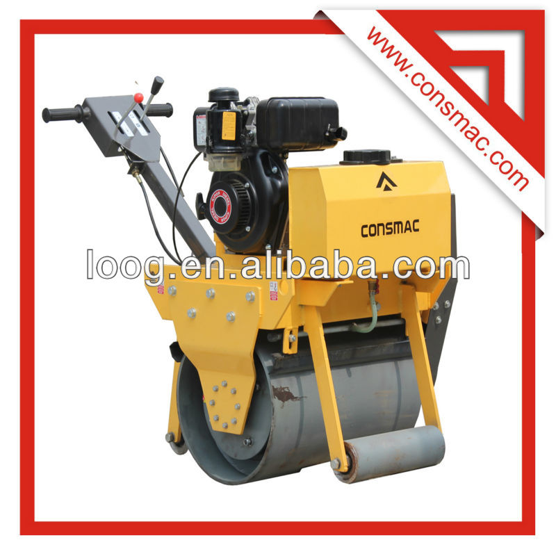 diesel engine Walk behind Single Drum Vibratory Road Roller