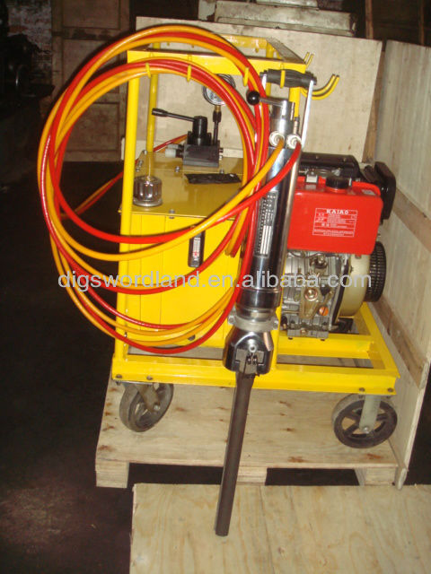 Diesel Powered Hydraulic Rock Splitter, Concrete Breaker