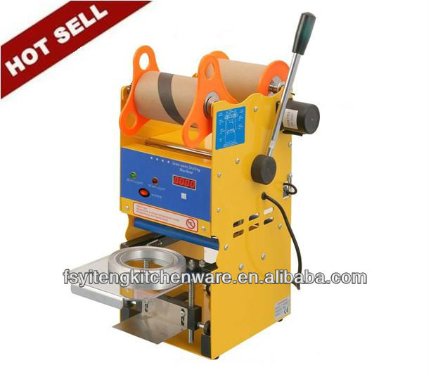 Digital semi-automatic cup sealing machine for bubble milk tea