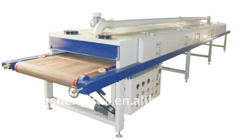 Digital Tunnel dryer for hot water and solid ink printing paste