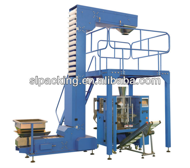 Digital weighing packing machine for wafers grains chips in sachet bag and pouches