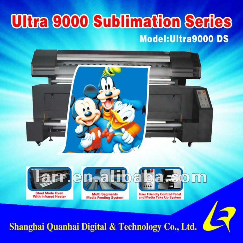 Digtal direct dye sublimation machine( Dx5 heads, 2.2/3.2m)