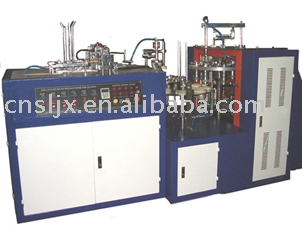 Disposable Cup Making Machine(The Sealing System is Heater)