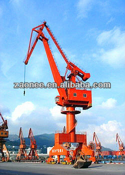 Dockyard Mulifunctional portal crane with hook or grab / mobile cranes