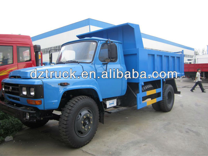 Dongfeng 140 convex head 4*2 dump garbage truck