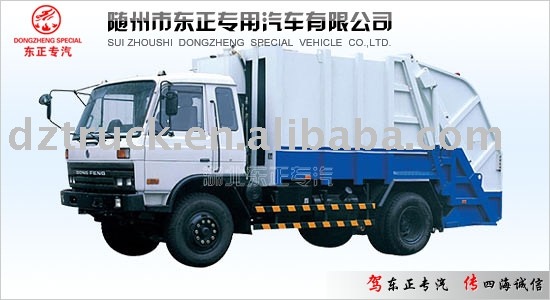 Dongfeng 145 3 ton compactor garbage truck