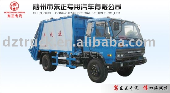 Dongfeng 145 new compactor small garbage truck 4*2