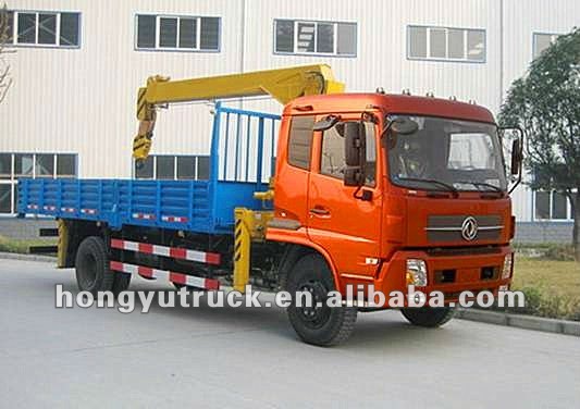 Dongfeng 4*2 Crane truck (180HP)/Truck mounted crane