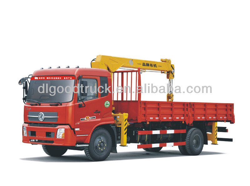 Dongfeng 4x2 crane truck for sale