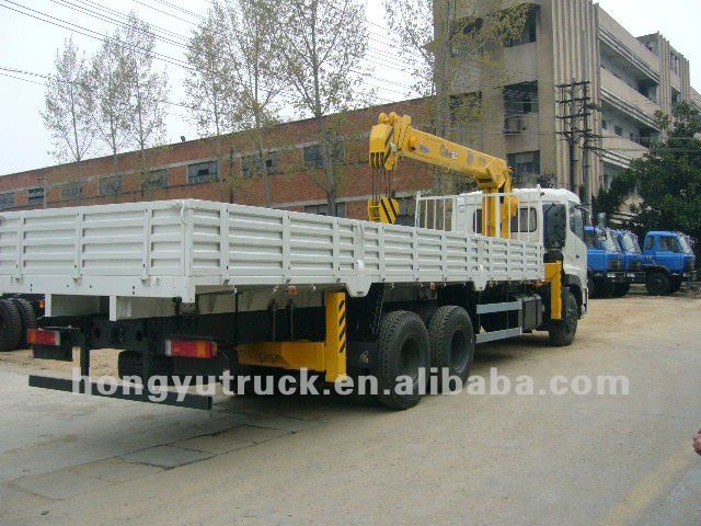 dongfeng 6*4 truck loader crane