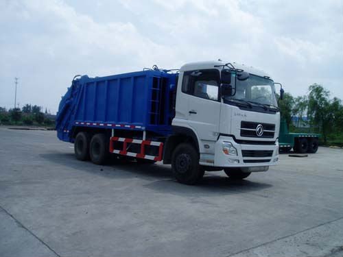 DongFeng Double axle compression garbage truck
