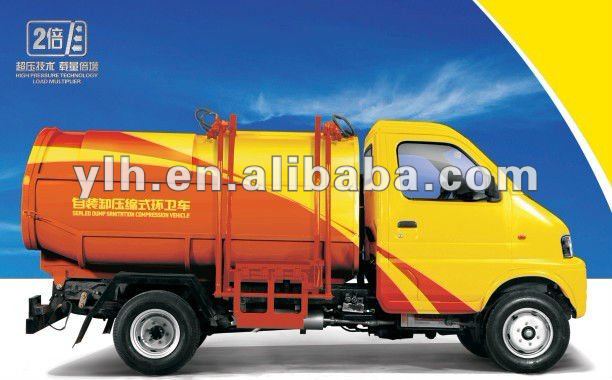 Dongfeng Mini City Garbage Can Cleaning Truck