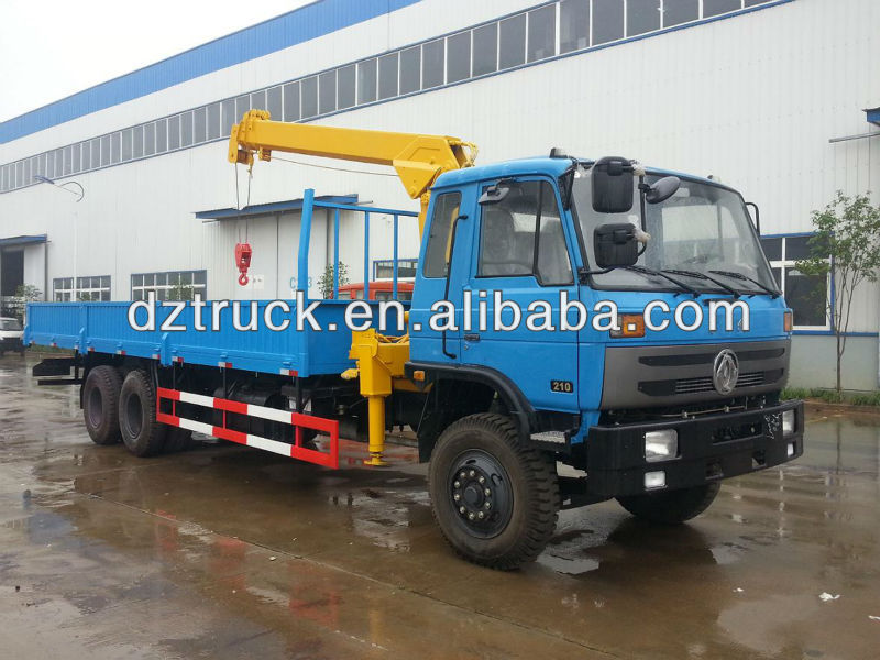 Dongfeng rear double-shaft truck cranes for sale