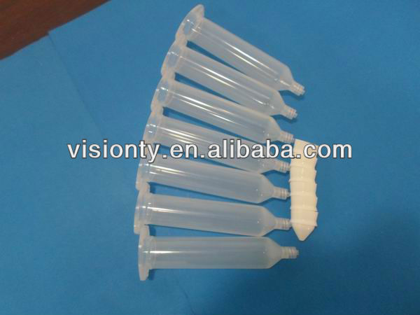 Dongguan Vision empty glue dispensing tube/empty epoxy dispensing barrel