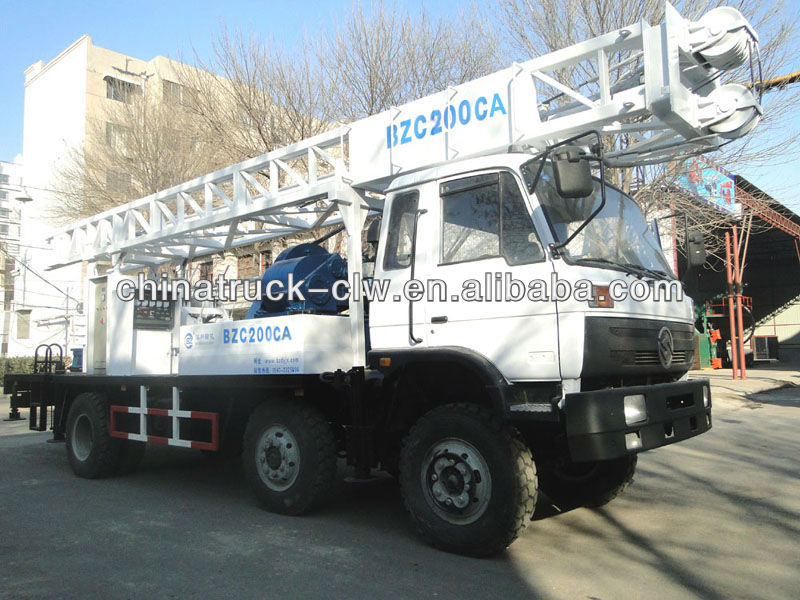 Doogfeng 6x2 BZC200CA truck mounted drilling rig