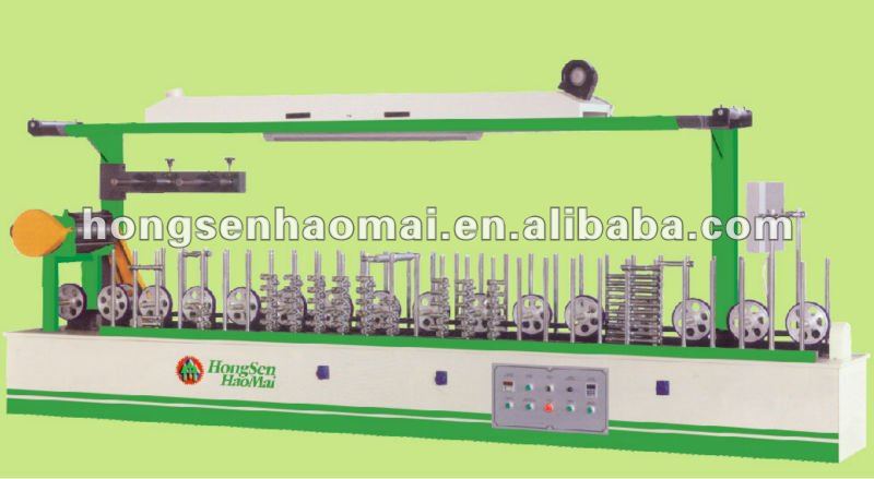 Door Frame Profile Wrapping Machine(roll coating)HSHM300BF-D