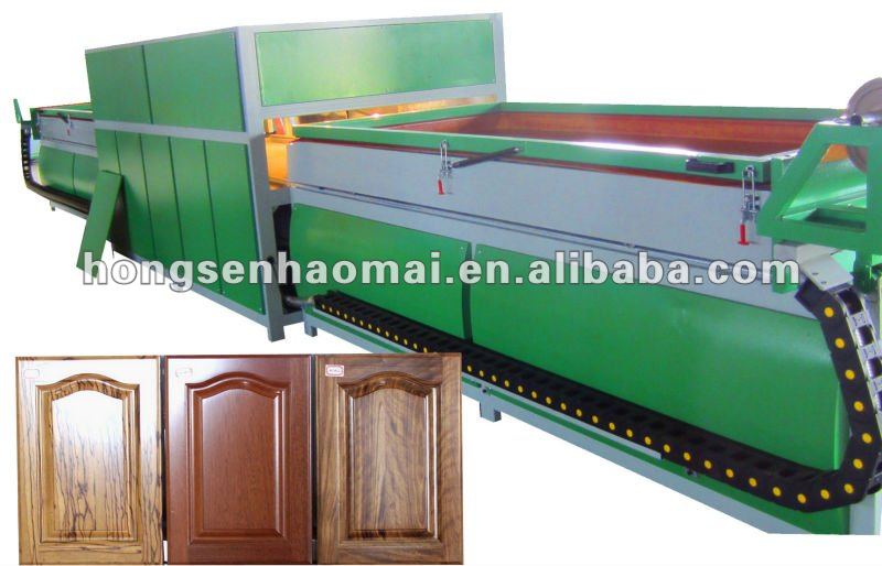 Door furniture manufacturing vacuum Membrane press machine