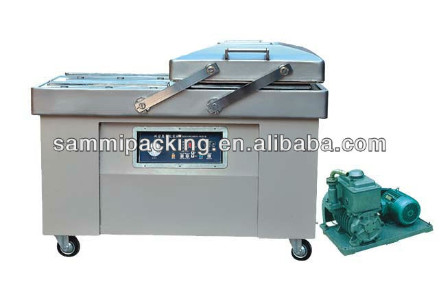 Double chamber vacuum packing machine DZ600/2SB for sea food,salted meat,dry fish,pork,beef,rice