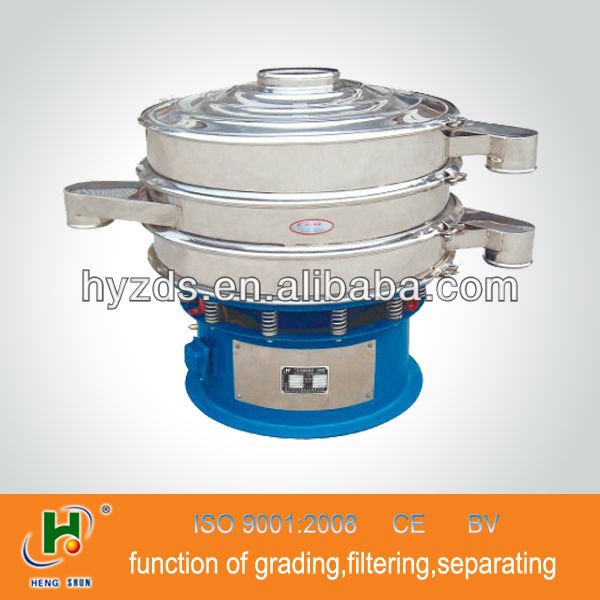 double deck circular vibratory sieving machine for sugar