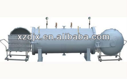 double doors autoclave for food of convenient operation