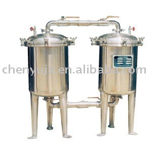 double filter ancillary equipments for beverage production line