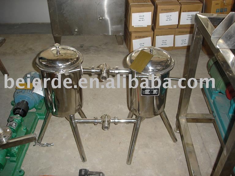 double filter fruit juice pre-treatment machine