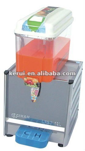 double function of cooling and heating refrigerated beverage dispenser