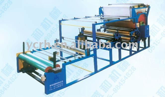 Double groove net laminating machine